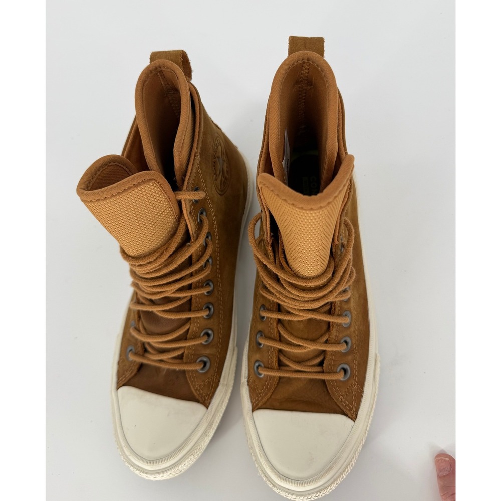 Converse Chuck Taylor All Star Leather High Top Boots Ginger Brown 157461C - Picture 12 of 15